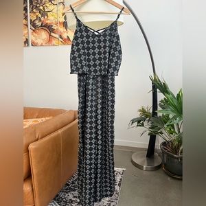Ripe Black & White Patterned Jumpsuit